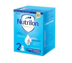 Суміш молочна Нутрілон 2 (Nutrilon) Преміум+ з 6-12 місяців 1000 г