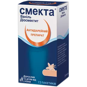 Смекта Ваниль порошок для приготовления суспензии, пакет 3 г №12