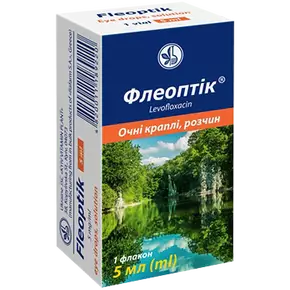 Флеоптік краплі очні розчин 5 мг/мл флакон 5 мл