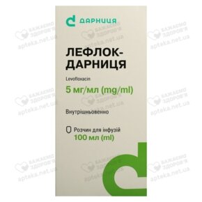 Лефлок раствор для инфузий 500 мг флакон 100 мл