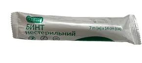 Бинт марлевий нестерильний розмір 7 м*14 см, Профі Фарм