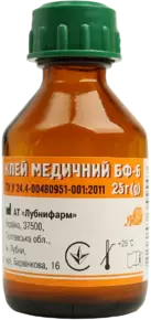 Клей БФ-6 жидкость флакон 25 г