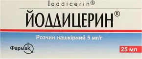 Йоддицерин розчин флакон 25 мл