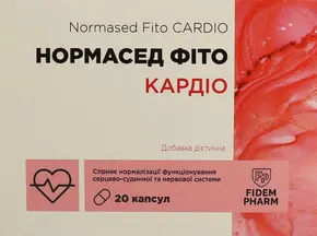 Нормасед Фіто Кардіо капсули №20, Фідем Фарм