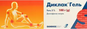 Диклак гель 5% туба 100 г