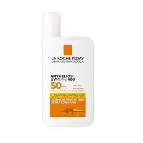 Ля Рош (La Roche-Posay) Антгеліос UVMune ультралегкий та ультрастійкий сонцезахисний флюїд для обличчя для чутливої шкіри SPF50+ 50 мл