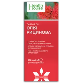 Рицинова олія 100 мл, Хелз Хаус