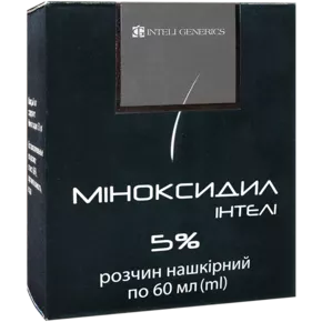 Миноксидил раствор 5% флакон 60 мл
