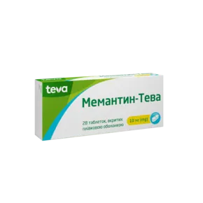 Мемантин-Тева таблетки 10 мг №28