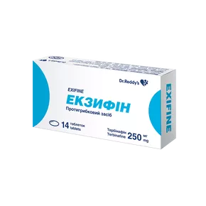 Екзифін 250 мг таблетки №14