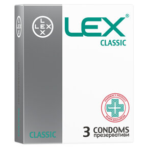 Презервативи Лекс (Lex Classic) класичні 3 шт