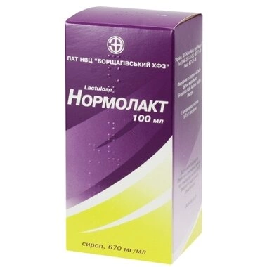 Нормолакт сироп 670 мг/мл флакон 100 мл
