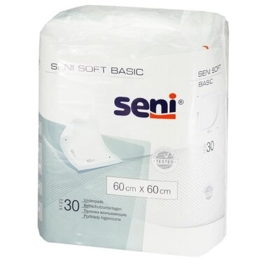 Пелюшки Сені Софт Базік (Seni Soft Basic) 60 см*60 см 30 шт