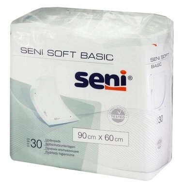 Пелюшки Сені Софт Базік (Seni Soft Basic) 90 см*60 см 30 шт