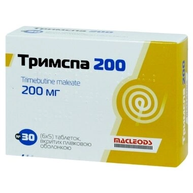 Тримспа таблетки вкриті оболонкою 200 мг №30