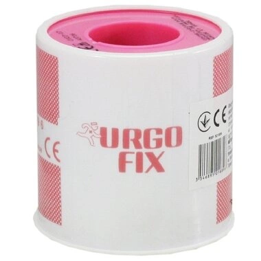 Пластырь Урго Ургофикс (URGO) катушка тканый размер 5 м*5 см 1 шт