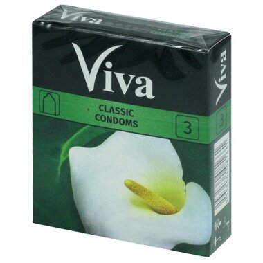 Презервативы Вива (Viva) классические 3 шт