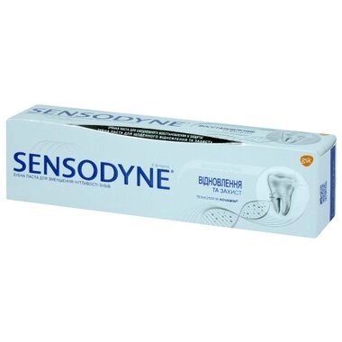 Зубная паста Сенсодин (Sensodyne) Восстановление и защита отбеливающая 75 мл