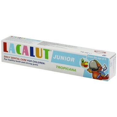 Зубна паста Лакалут (Lacalut Junior) Джуніор  Тропікана 75 мл