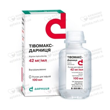 Тивомакс-Дарница раствор для инфузий 42 мг/мл флакон 100 мл