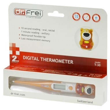 Термометр медицинский электронный Др.Фрай (Dr.Frei) модель Т-30 с гибким наконечником