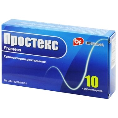 Простекс суппозитории ректальные 30 мг №10