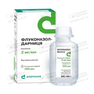 Флуконазол-Дарниця р-н д/інф. 2 мг/мл фл. 100 мл