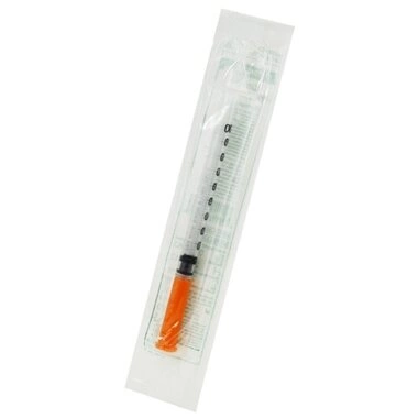 Шприц 1 мл U-100 інсуліновий з голкою (0,33 мм*13 мм) Медікеа (Medicare) 1 шт