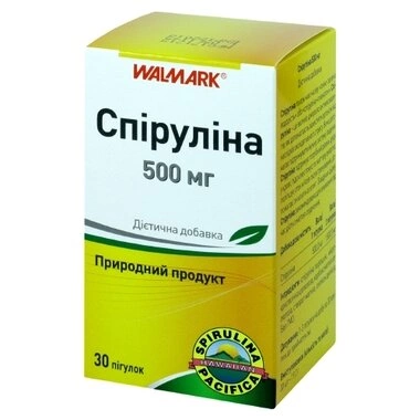 Спирулина таблетки 500 мг №30