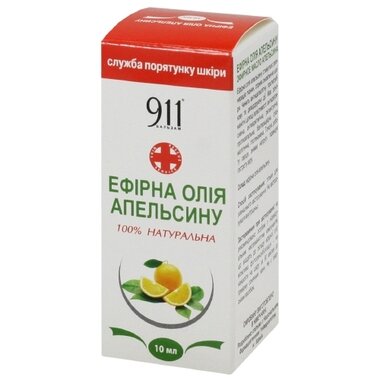Олія ефірна апельсину 911, 10 мл