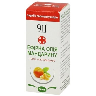 Олія ефірна мандарину 911, 10 мл