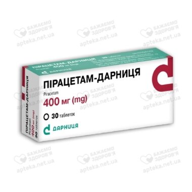 Пірацетам-Дарниця табл. 400 мг №30