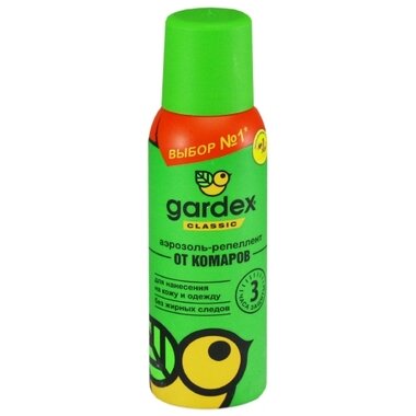 Гардекс (Gardex) Классик аэрозоль-репеллент против комаров 100 мл
