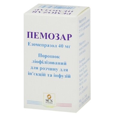 Пемозар порошок для ін'єкцій 40 мг флакон №1