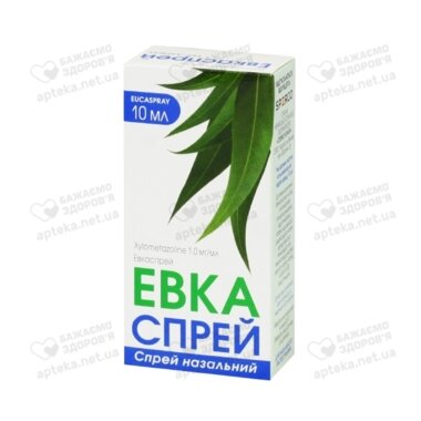 Эвкаспрей спрей назальный 1 мг/г флакон 10 мл