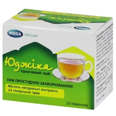 Юджіка трав'яний чай при застудних захворюваннях у пакетах 4 г №10