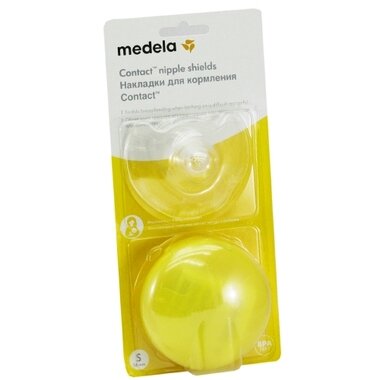 Накладки для годування силіконові Medela Contact розмір S 2 шт