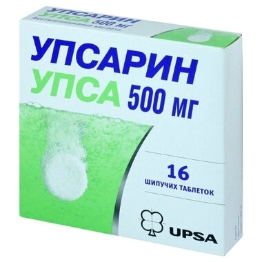Упсарин УПСА табл. шипучі 500 мг №16