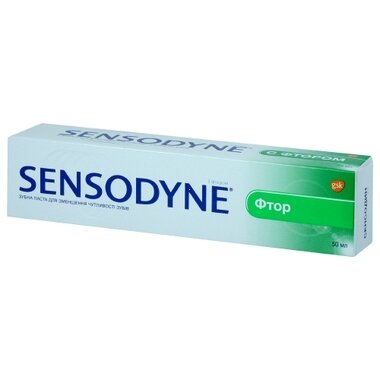 Зубная паста Сенсодин (Sensodyne) С фтором 50 мл