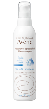 Авен (Avene) гель-молочко після сонця зволожуючий та заспокійливий для чутливої шкіри обличчя та тіла 200 мл