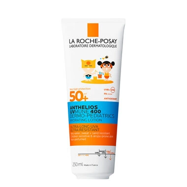 Ля Рош (La Roche-Posay) Антгелиос UVMune 400 Дермо-Педиатрикс молочко легкое солнцезащитное для чувствительной кожи детское SPF50+ 250 мл
