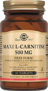 Солгар (Solgar) Максі L-Карнітин таблетки 500 мг №30