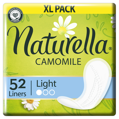 Прокладки Натурелла Лайт (Naturella Camomile Light) ежедневные 52 шт