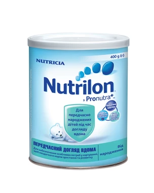 Суміш молочна Нутрілон (Nutrilon) Передчасний догляд вдома для харчування дітей з народження 400 г