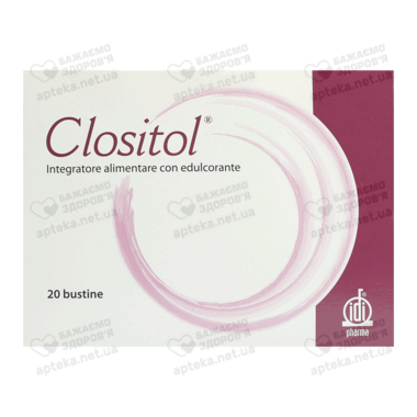 Клозитол порошок для перорального застосування пакетик №20