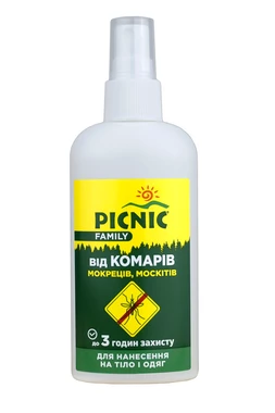 Пікнік Фемілі (PICNIC Family) спрей-лосьйон від комарів 100 мл