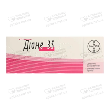 Диане-35 таблетки покрытые оболочкой №21