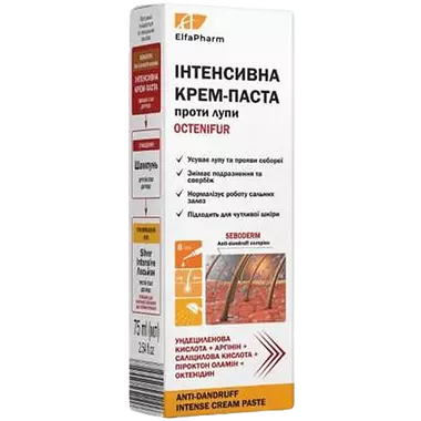 Эльфа Фарм (Elfa Pharm) Октенифур интенсивная крем-паста против перхоти 75 мл