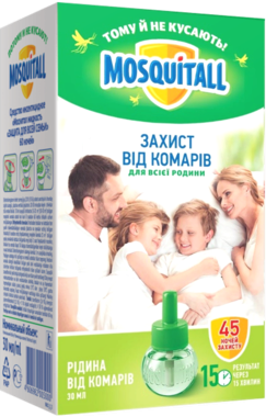 Москитол Защита для всей семьи жидкость от комаров (45 ночей) 30 мл