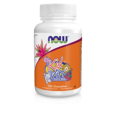 Кит Витс Нау (Now) витамины для детей ягодный взрыв таблетки жевательные №120